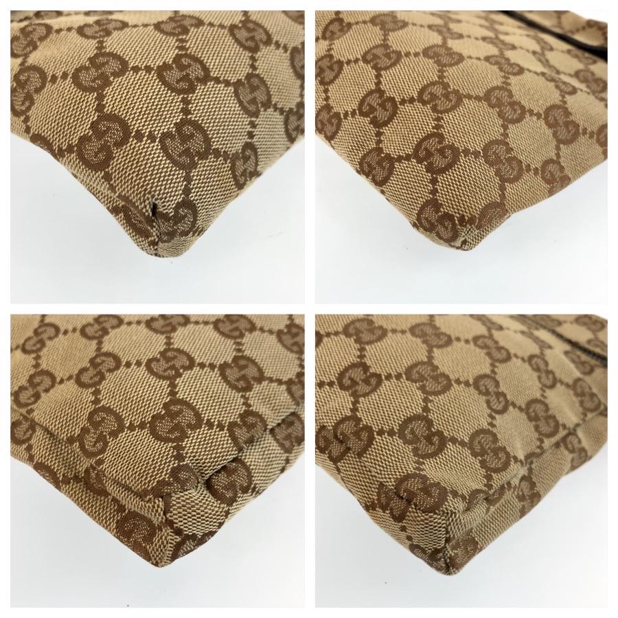 GUCCI（グッチ） 美品 シェリーライン ベージュ ブラウン GGキャンバス