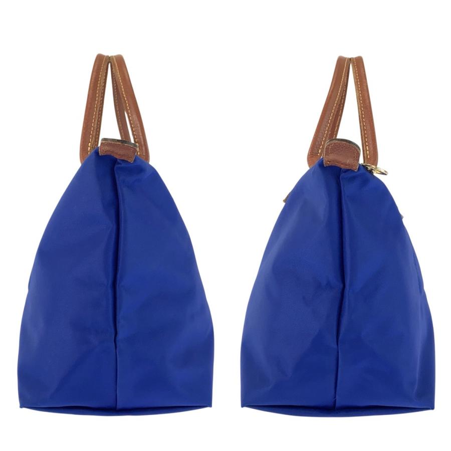 Longchamp ロンシャン ルプリアージュ ブルー ブラウン ゴールド金具 ナイロン 1621089683 トートバッグ ハンドバッグ レディース 602853 | LONGCHAMP | 06
