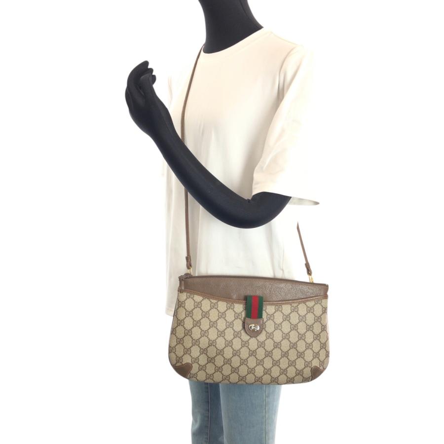 GUCCI（グッチ） ヴィンテージ シェリーライン ベージュ ブラウン GG