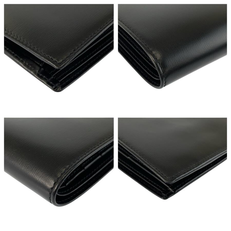カルティエ　パシャ　ブラック　財布　レザ　CARTIER ウォレット Cartier（カルティエ） 超美品 パシャ ブラック 黒 シルバー金具