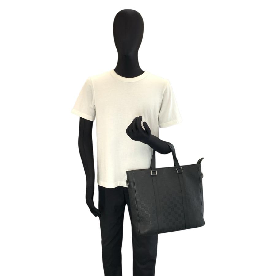 美品 LOUIS VUITTON ルイヴィトン ダミエアンフィニ タダオPM オニキス ブラック N41269 トートバッグ ビジネスバッグ メンズ 602914 | LOUIS VUITTON | 06