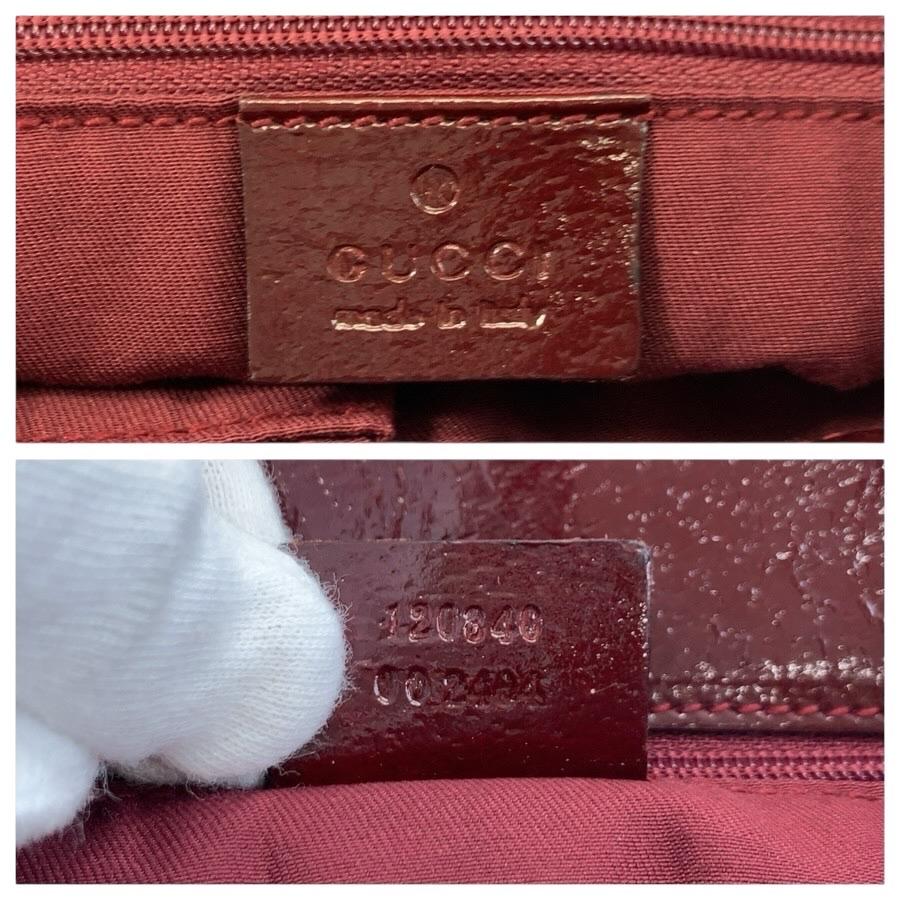 GUCCI（グッチ） ベージュ ワインレッド ゴールド金具 GGキャンバス