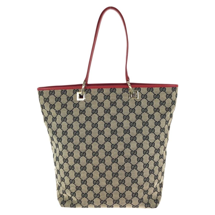 GUCCI グッチ ベージュ レッド ゴールド金具 GGキャンバス/レザー 002 1098 トートバッグ レディース 602944 | GUCCI | 01