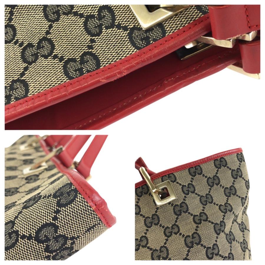 GUCCI グッチ ベージュ レッド ゴールド金具 GGキャンバス/レザー 002 1098 トートバッグ レディース 602944 | GUCCI | 04