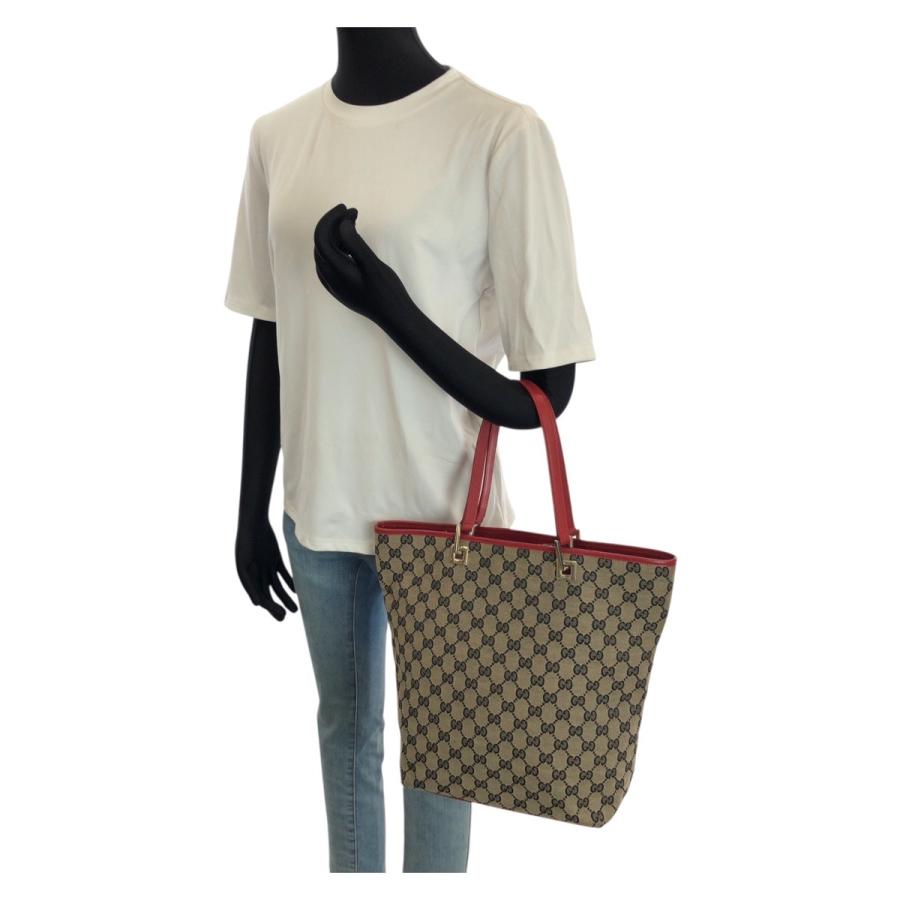GUCCI グッチ ベージュ レッド ゴールド金具 GGキャンバス/レザー 002 1098 トートバッグ レディース 602944 | GUCCI | 06