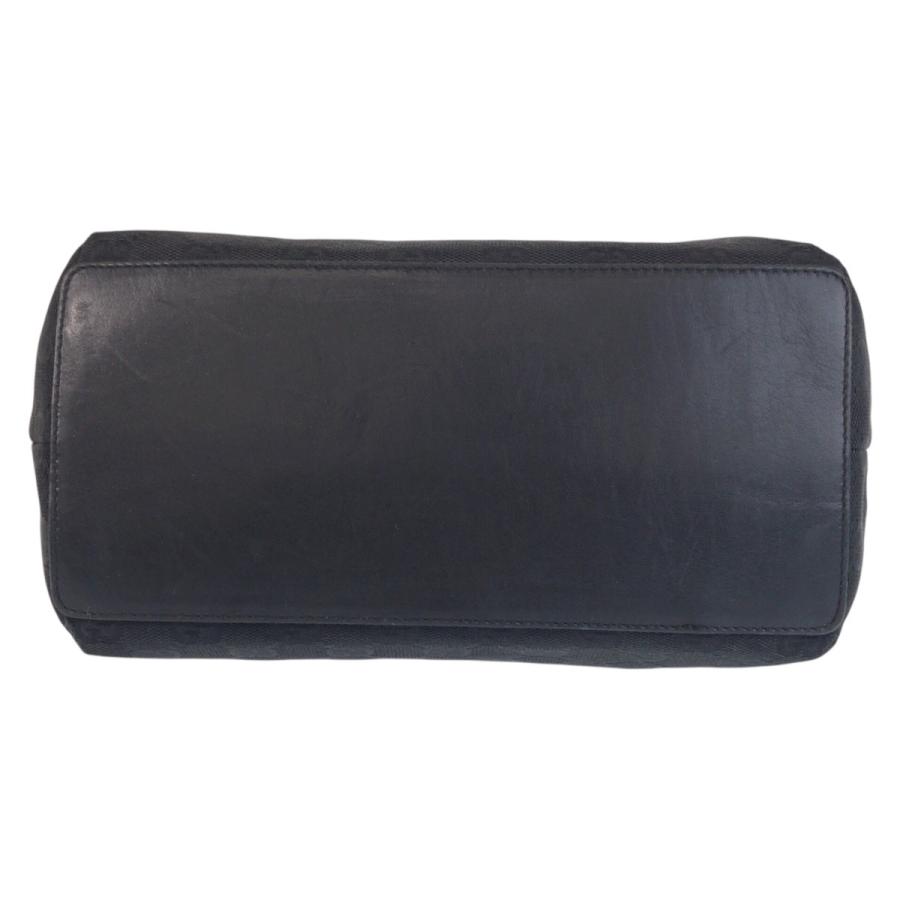 GUCCI（グッチ） 美品 ブラック 黒 GGキャンバス/レザー 31243 トート