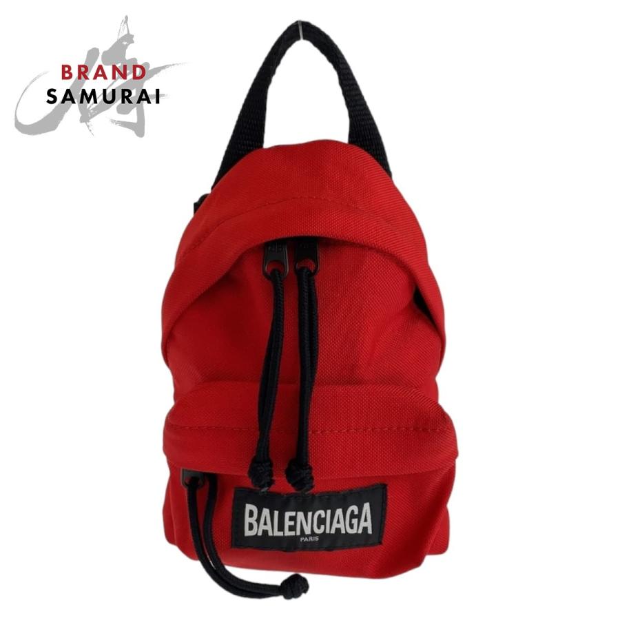 未使用　バレンシアガ　エクスプローラー アーム フォンホルダー レッド BALENCIAGA（バレンシアガ） 美品 エクスプローラー レッド ブラック