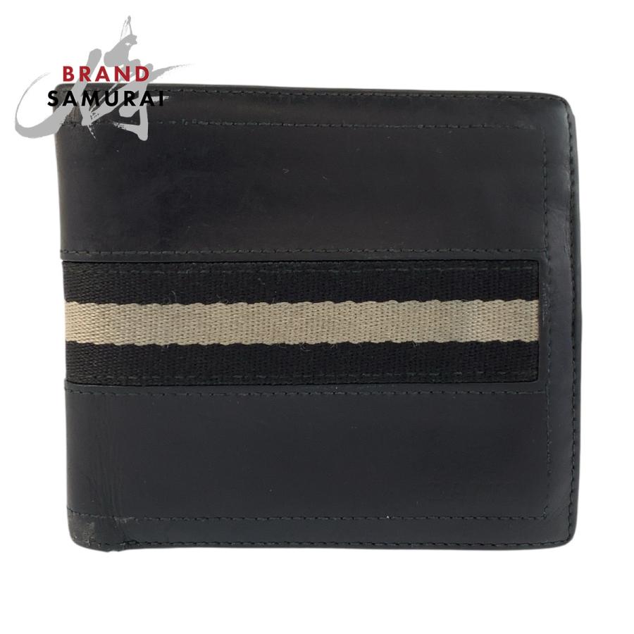 Bally（バリー） トレインスポッティング ブラック 黒 レザー 折財布