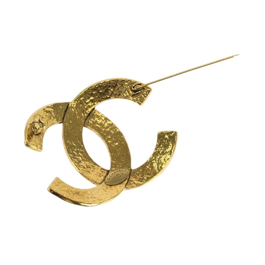 CHANEL（シャネル） 美品 ヴィンテージ ビッグココマーク ゴールド 