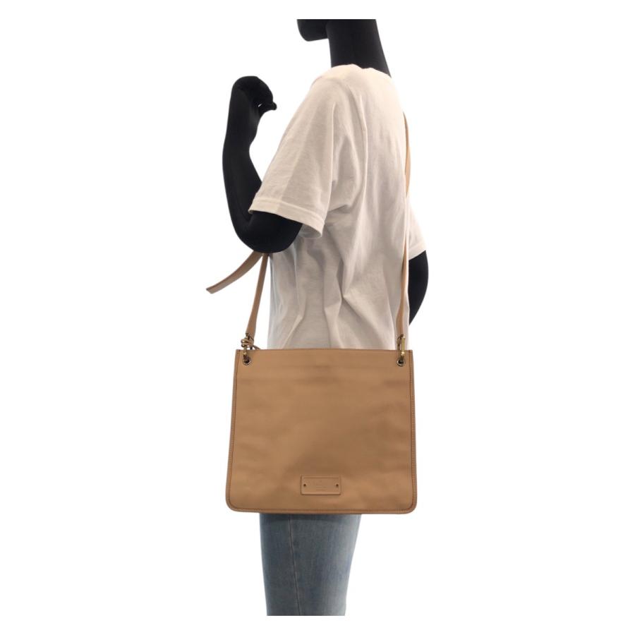 GUCCI（グッチ） 美品 ベージュ ゴールド金具 レザー 91762 ショルダー