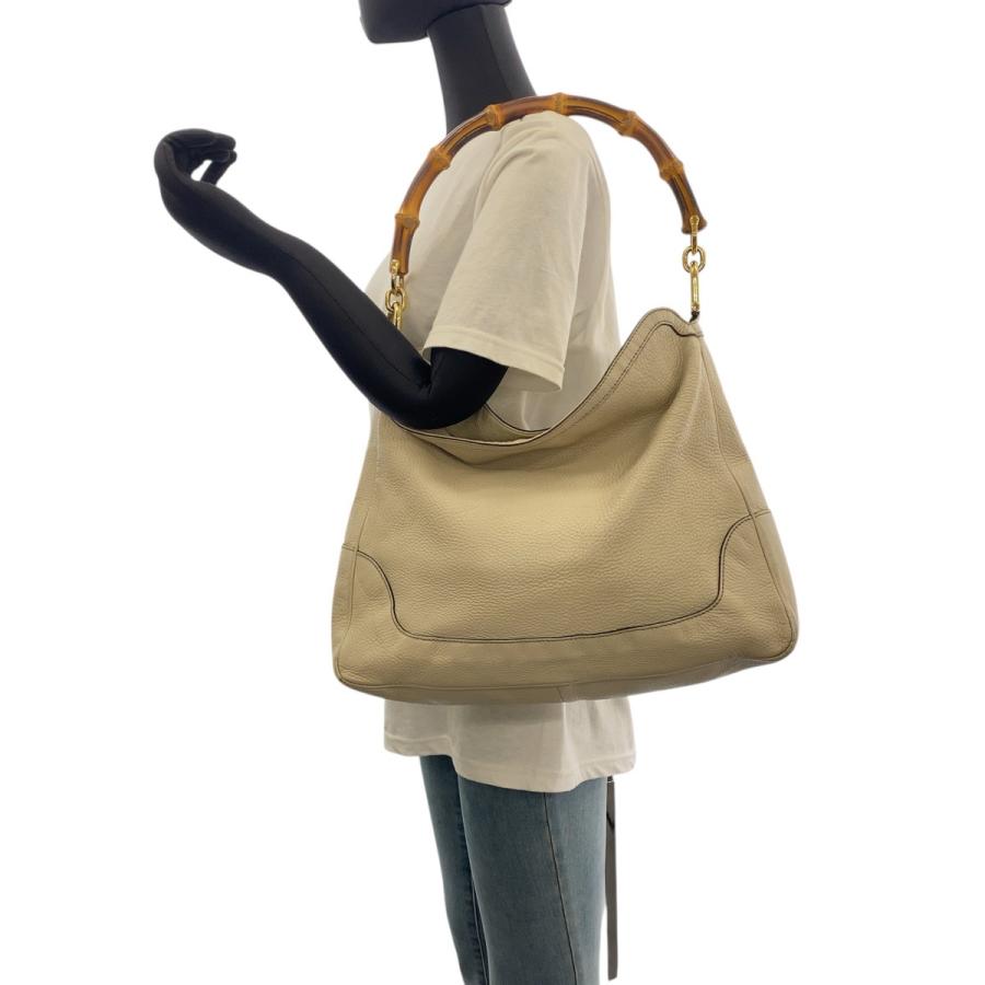 GUCCI（グッチ） バンブー アイボリー ゴールド金具 レザー 282315