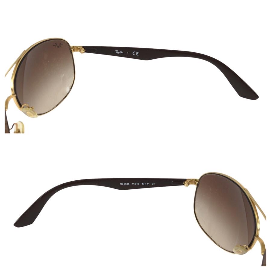 美品 Ray-Ban レイバン ブラウン ゴールド金具 プラスチック/メタル RB3526 112/13 サングラス 男女兼用 レディース 603200 | Ray-Ban | 05