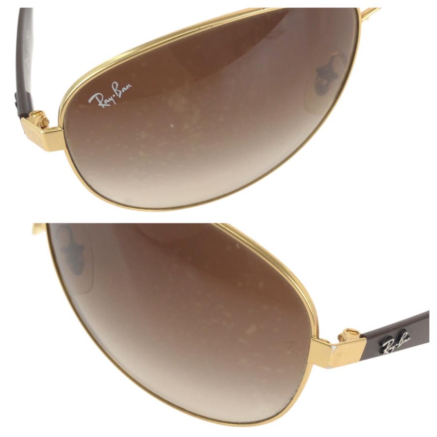 美品 Ray-Ban レイバン ブラウン ゴールド金具 プラスチック/メタル RB3526 112/13 サングラス 男女兼用 レディース 603200 | Ray-Ban | 07
