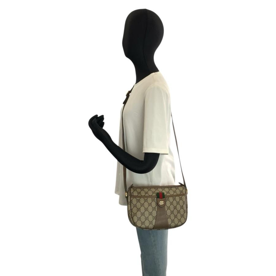 GUCCI グッチ ヴィンテージ シェリーライン ベージュ GGスプリームキャンバス 89 02 032 ショルダーバッグ ポシェット レディース 603207 | GUCCI | 05