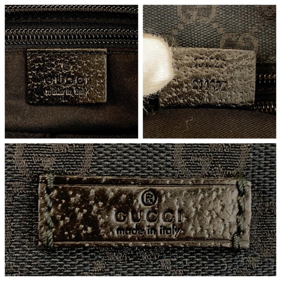GUCCI（グッチ） 美品 シェリーライン ブラック 黒 GGキャンバス