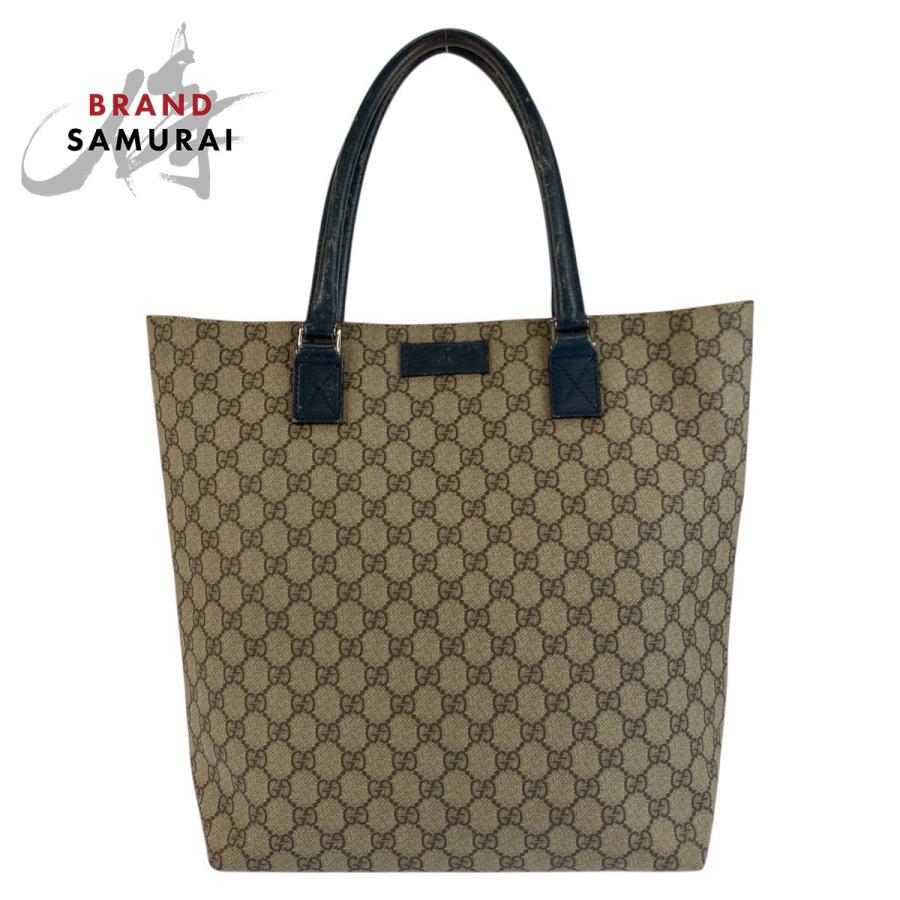 GUCCI（グッチ） ベージュ グリーン GGスプリームキャンバス/レザー 