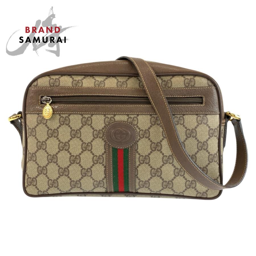 グッチ GUCCI ハンドバッグ ボストンバッグショルダーバッグ GGスプリーム GUCCI（グッチ） 美品 ヴィンテージ シェリーライン GGスプリーム