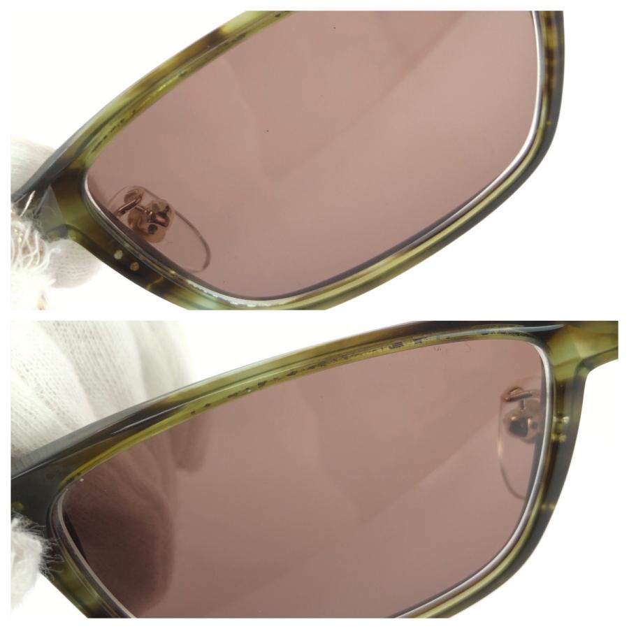 美品 HUNTING WORLD ハンティングワールド グリーン ブラウン プラスチック HTW-1010 サングラス フレームのみ レディース 603445 |  | 07