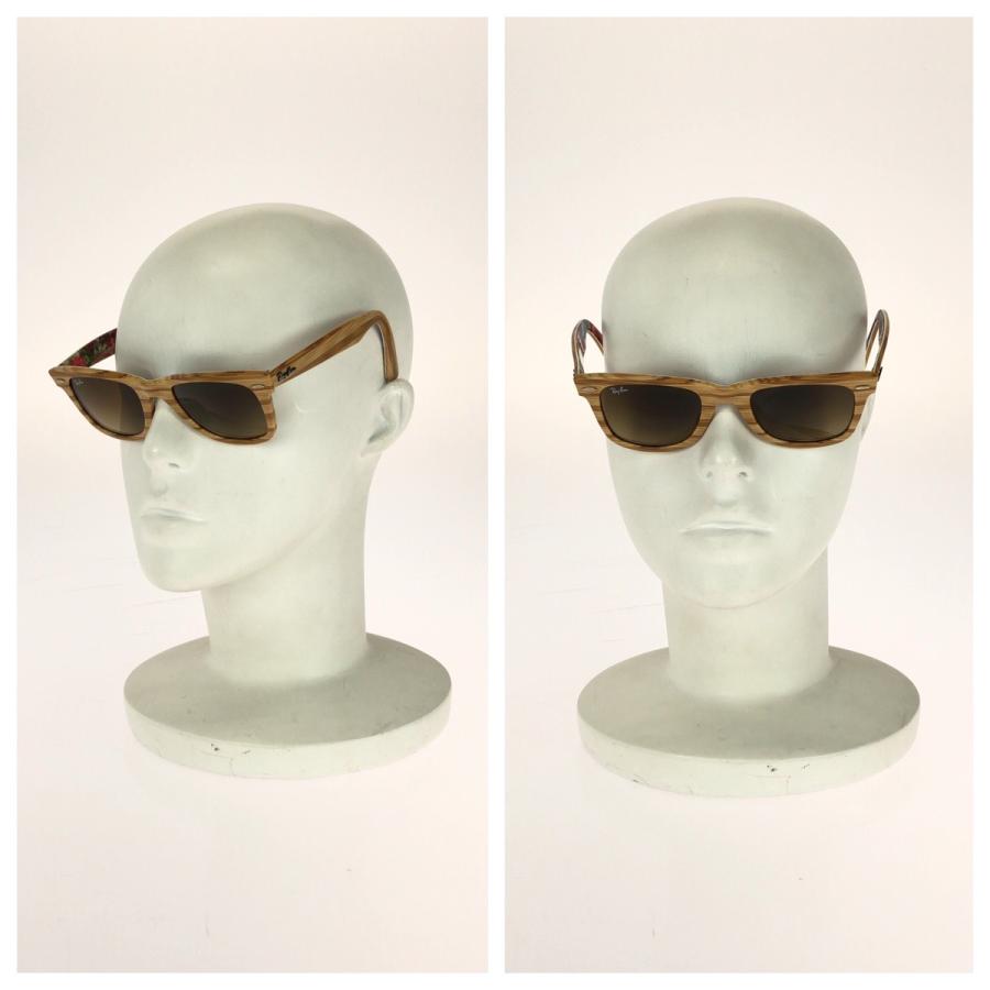 美品 Ray-Ban レイバン ウェイファーラー SPECIAL SERIES #11 マルチカラー ゴールド金具 プラスチック RB2140 1138/85 サングラス 男女兼用 レディース 603449 【中古】 Ray-Ban（レイバン） 美品 ウェイファーラー SPECIAL SERIES #11