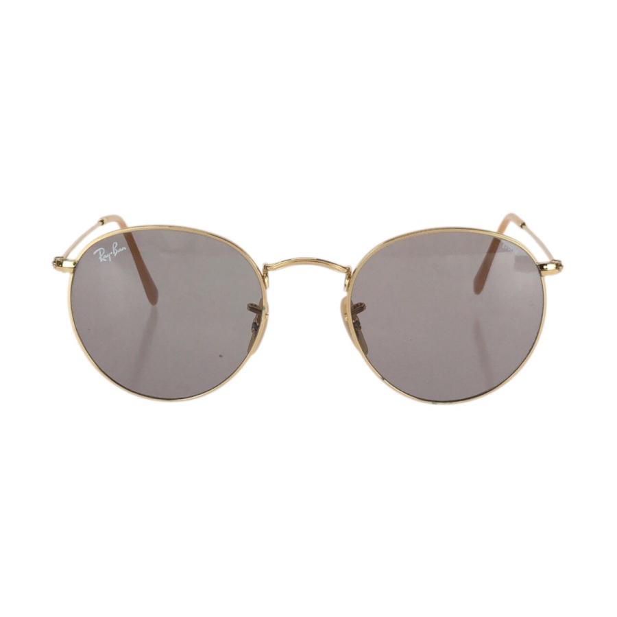 美品 Ray-Ban レイバン Round Metal ゴールド グレー プラスチック/合金 RB3447 9064V8 サングラス 男女兼用 レディース 603451 | Ray-Ban | 01