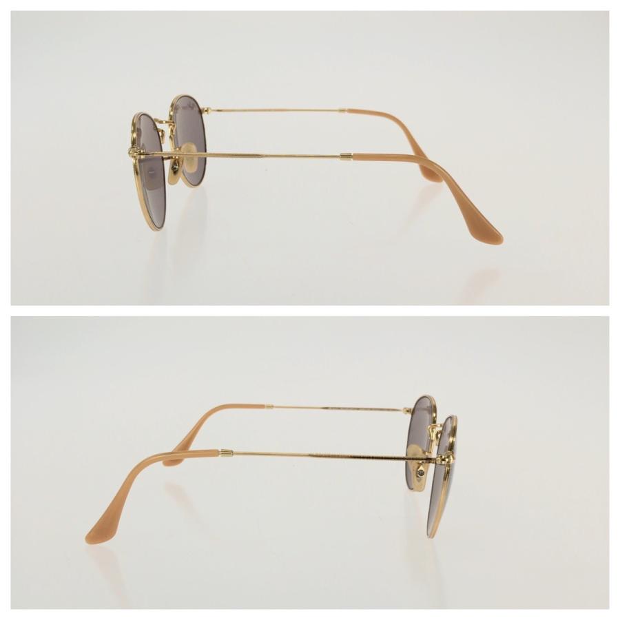美品 Ray-Ban レイバン Round Metal ゴールド グレー プラスチック/合金 RB3447 9064V8 サングラス 男女兼用 レディース 603451 | Ray-Ban | 03