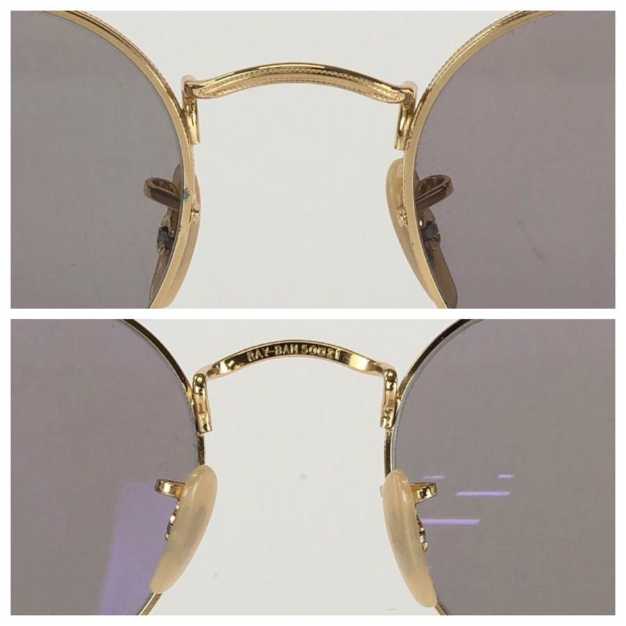 美品 Ray-Ban レイバン Round Metal ゴールド グレー プラスチック/合金 RB3447 9064V8 サングラス 男女兼用 レディース 603451 | Ray-Ban | 04