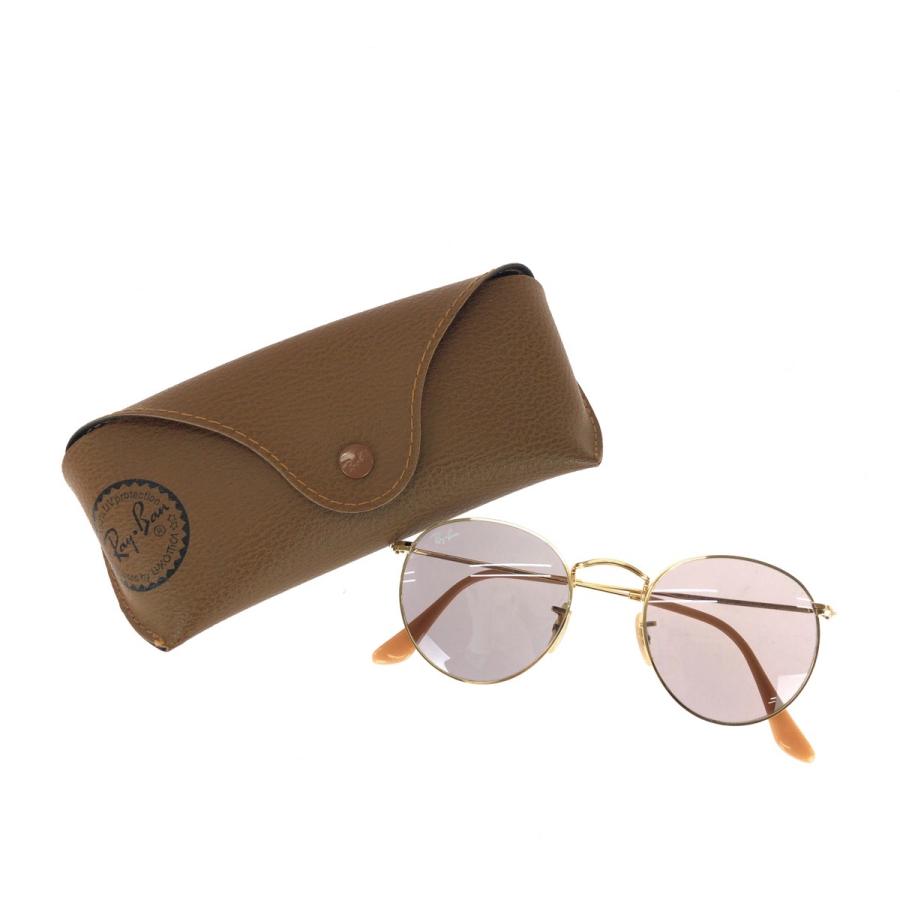 美品 Ray-Ban レイバン Round Metal ゴールド グレー プラスチック/合金 RB3447 9064V8 サングラス 男女兼用 レディース 603451 | Ray-Ban | 08