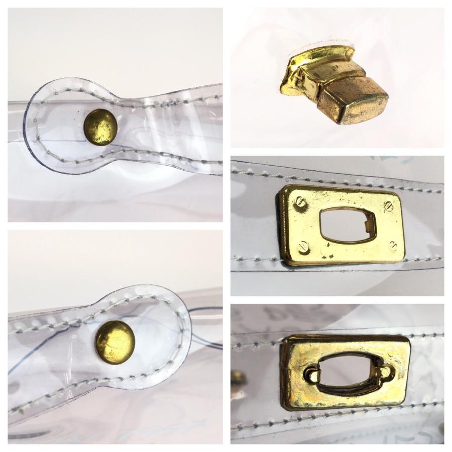 HERMES（エルメス） 美品 ビニールケリー クリア ゴールド金具