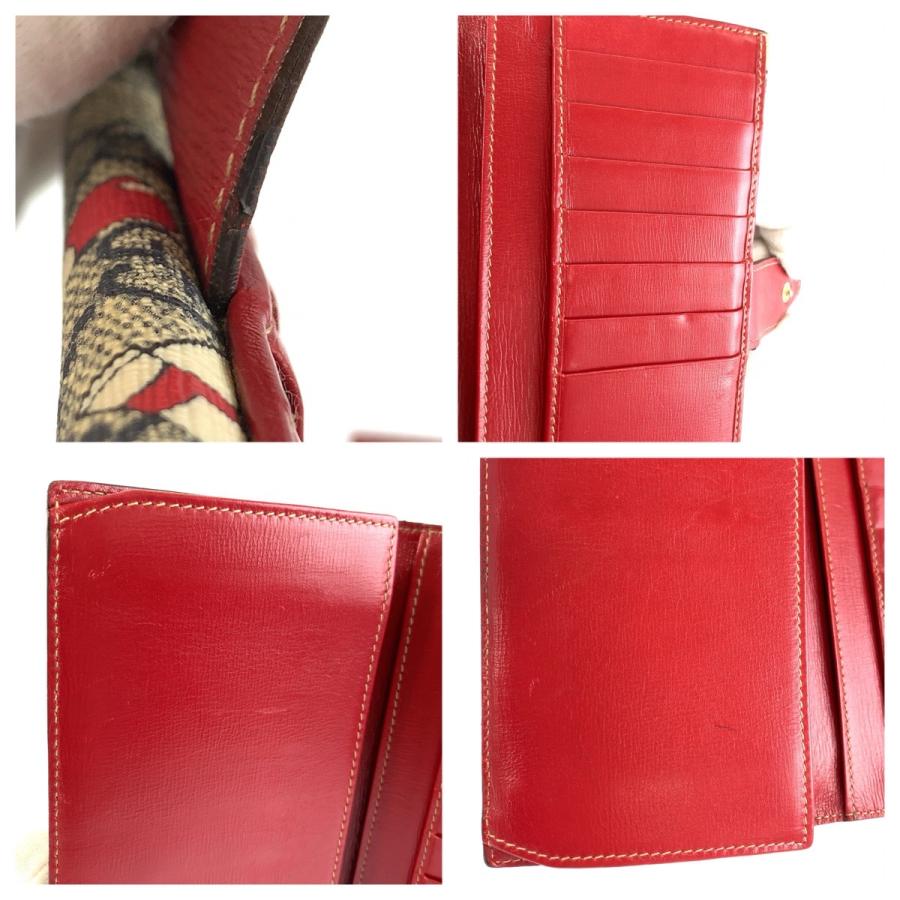 GUCCI（グッチ） 美品 ブーツ柄 グレー レッド ゴールド金具 GG