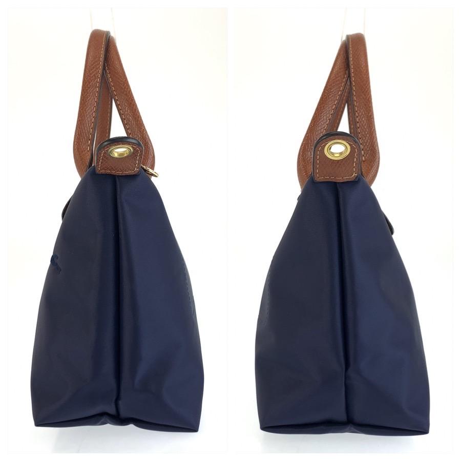 美品 Longchamp ロンシャン ル プリアージュ ネイビー ブラウン ゴールド金具 トートバッグ ショルダーバッグ 2way レディース 603564 | LONGCHAMP | 05
