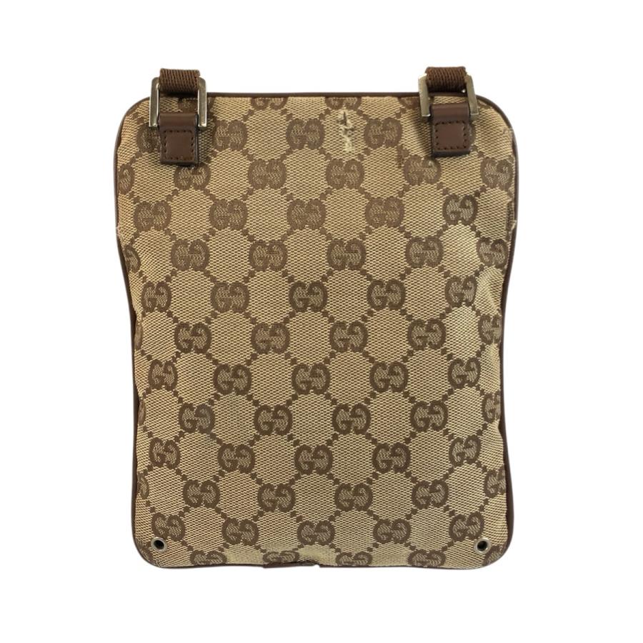 GUCCI グッチ ブラウン ベージュ GGキャンバス/レザー 90479 ショルダーバッグ ポシェット レディース 603579 | GUCCI | 01