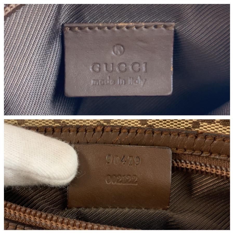GUCCI グッチ ブラウン ベージュ GGキャンバス/レザー 90479 ショルダーバッグ ポシェット レディース 603579 | GUCCI | 02