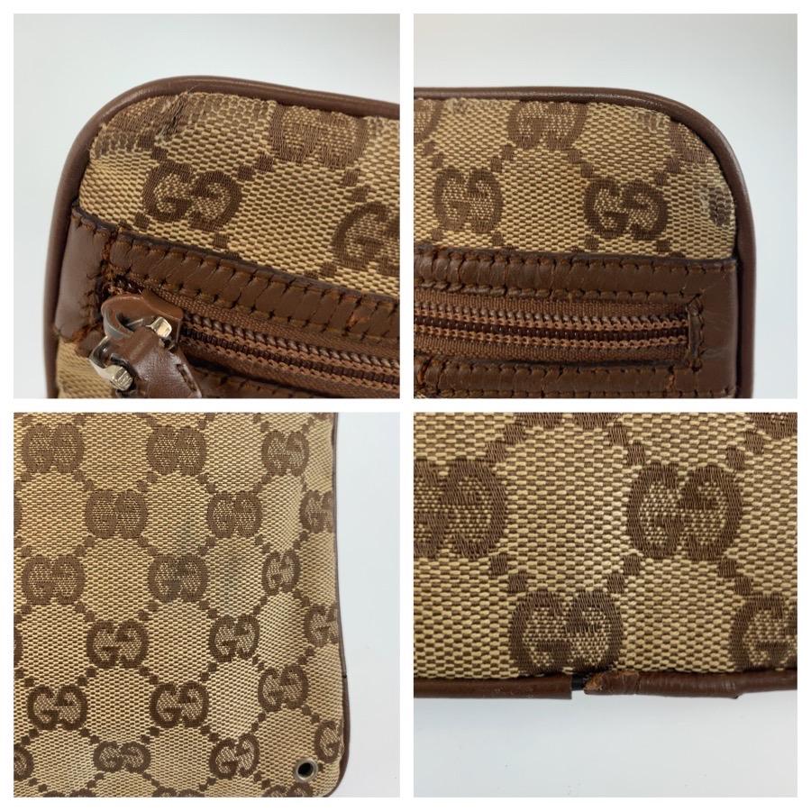 GUCCI グッチ ブラウン ベージュ GGキャンバス/レザー 90479 ショルダーバッグ ポシェット レディース 603579 | GUCCI | 05