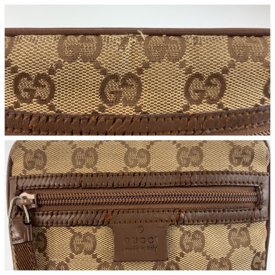 GUCCI グッチ ブラウン ベージュ GGキャンバス/レザー 90479 ショルダーバッグ ポシェット レディース 603579 | GUCCI | 06