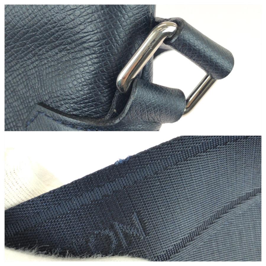 美品 LOUIS VUITTON ルイヴィトン タイガ サシャ ネイビー シルバー金具 レザー M32629 ショルダーバッグ メッセンジャーバッグ 603604 | LOUIS VUITTON | 04