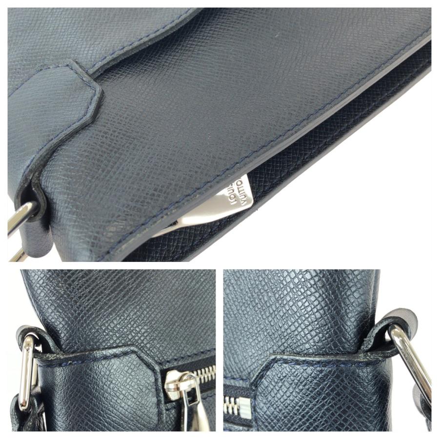 美品 LOUIS VUITTON ルイヴィトン タイガ サシャ ネイビー シルバー金具 レザー M32629 ショルダーバッグ メッセンジャーバッグ 603604 | LOUIS VUITTON | 05
