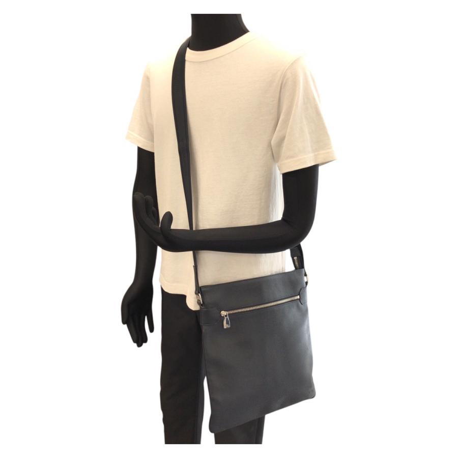 美品 LOUIS VUITTON ルイヴィトン タイガ サシャ ネイビー シルバー金具 レザー M32629 ショルダーバッグ メッセンジャーバッグ 603604 | LOUIS VUITTON | 06