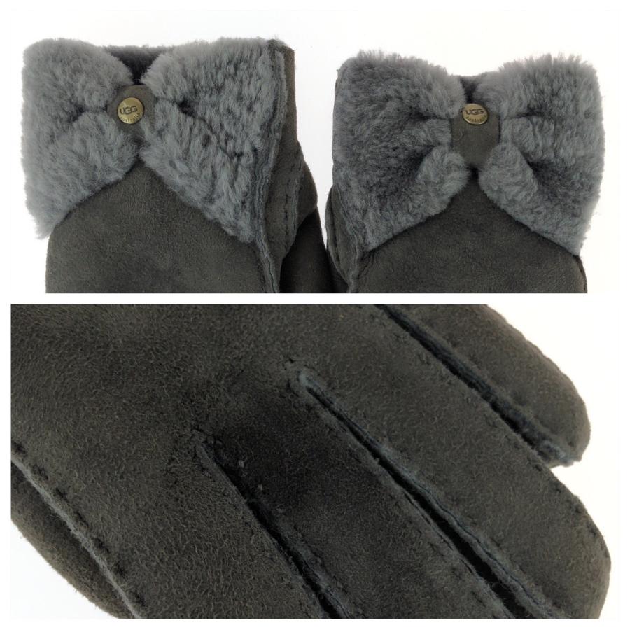 UGG アグ グレー チャコール ゴールド金具 スウェード W11110 手袋 グローブ レディース 603656 |  | 02