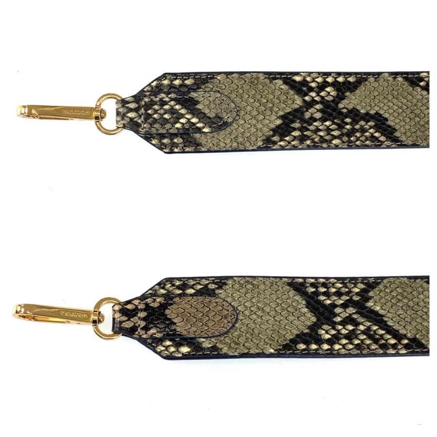 超美品 COCOCELUX GOLD ココセリュックス ゴールド グレー ブルー ゴールド金具 パイソン ショルダーストラップ レディース 603658 | mimi（ラスタバナナ） | 04
