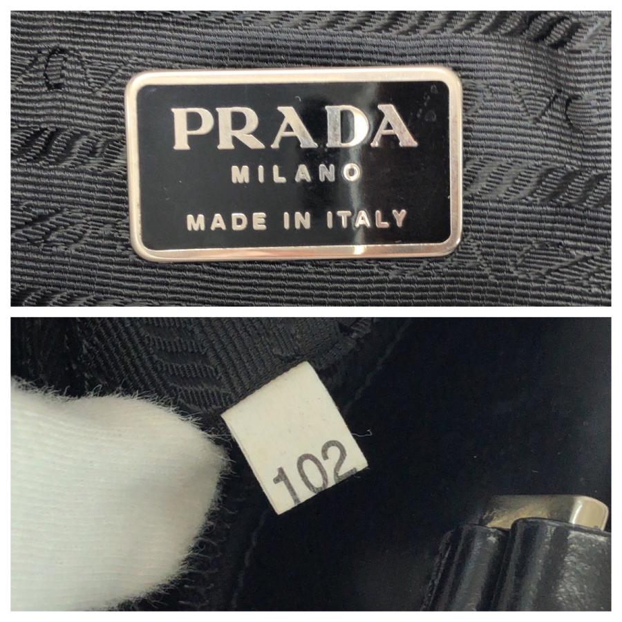 美品 PRADA プラダ ブラック 黒 シルバー金具 パテントレザー トートバッグ ハンドバッグ レディース 603686 | PRADA | 03