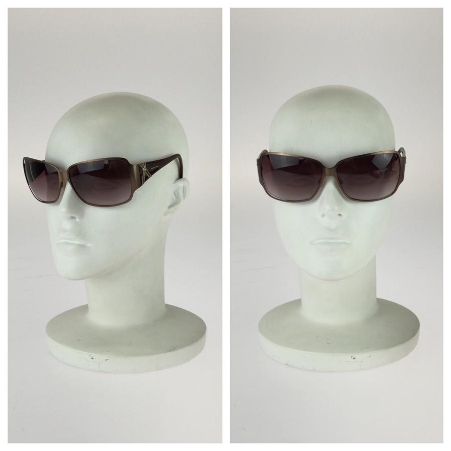 美品 CELINE DION EYES セリーヌ ディオン アイズ クリスタル ブラウン ブロンズ  プラスチック/メタル CD4103S サングラス 603689 |  | 09