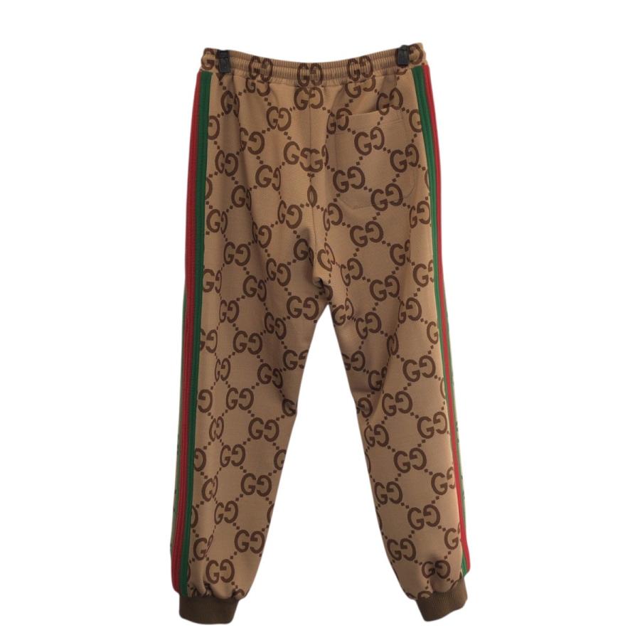 美品 GUCCI グッチ シェリーライン ジャンボGG サイズM ベージュ ブラウン ポリエステル ボトムス トラックパンツ 715192刻印 604012 | GUCCI | 01