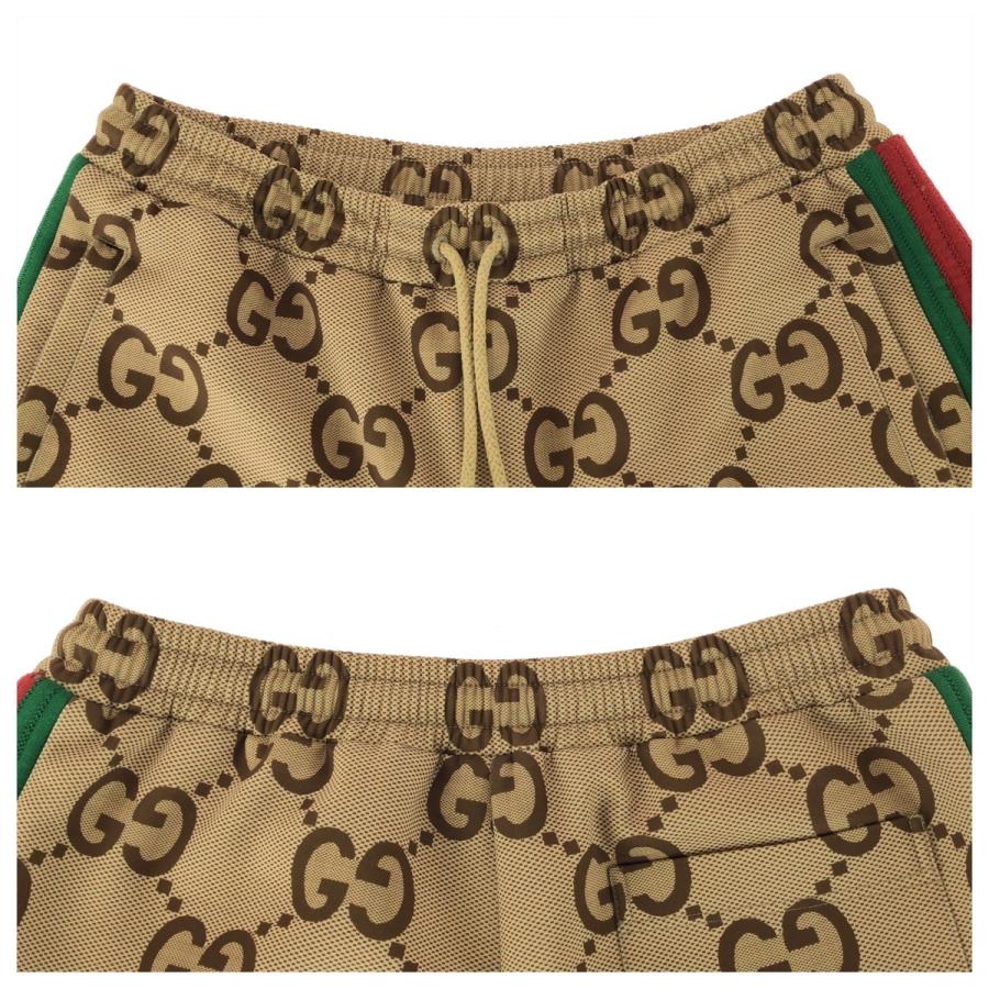 美品 GUCCI グッチ シェリーライン ジャンボGG サイズM ベージュ ブラウン ポリエステル ボトムス トラックパンツ 715192刻印 604012 | GUCCI | 02