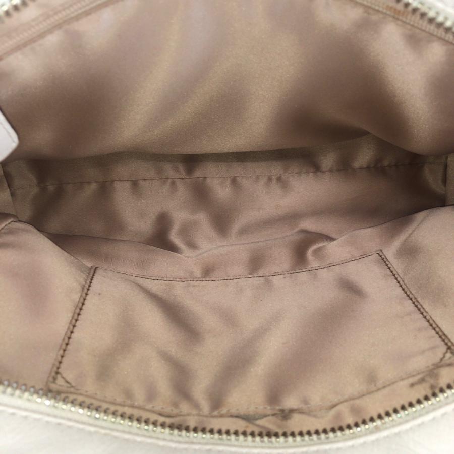 COACH（コーチ） シグネチャー 2way ベージュ ホワイト シルバー金具 