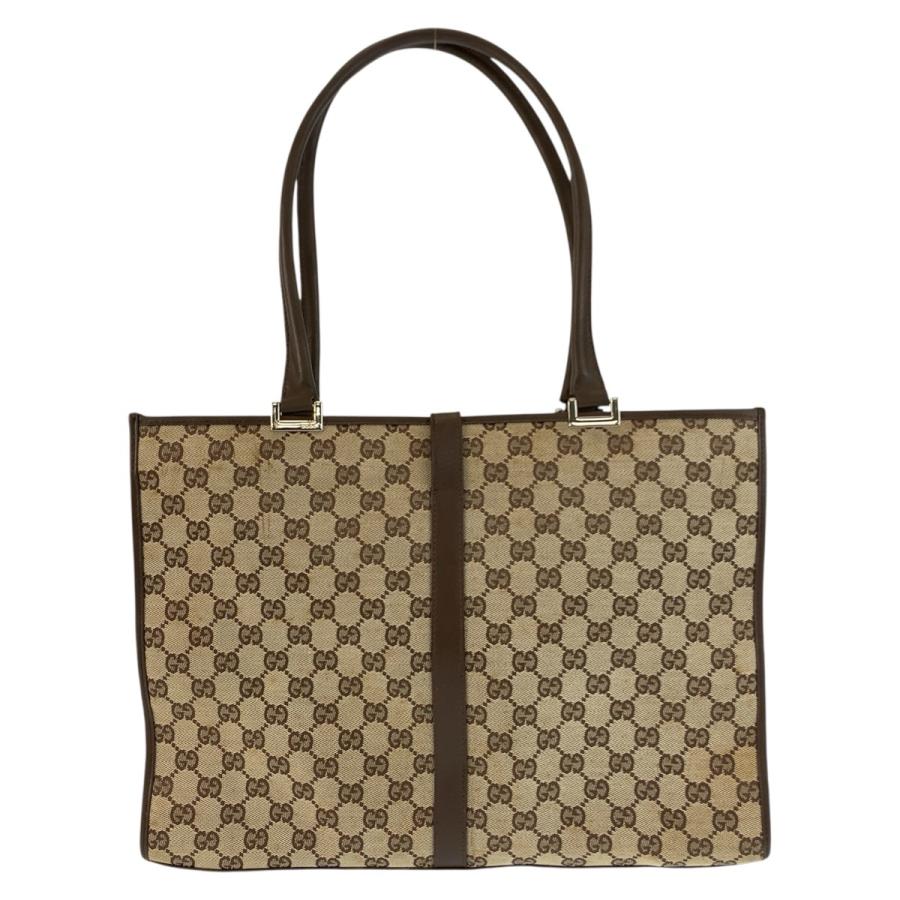 GUCCI グッチ ジャッキー ブラウン ベージュ シルバー金具 GGキャンバス 002 1074 トートバッグ ショルダーバッグ レディース 604223 | GUCCI | 01