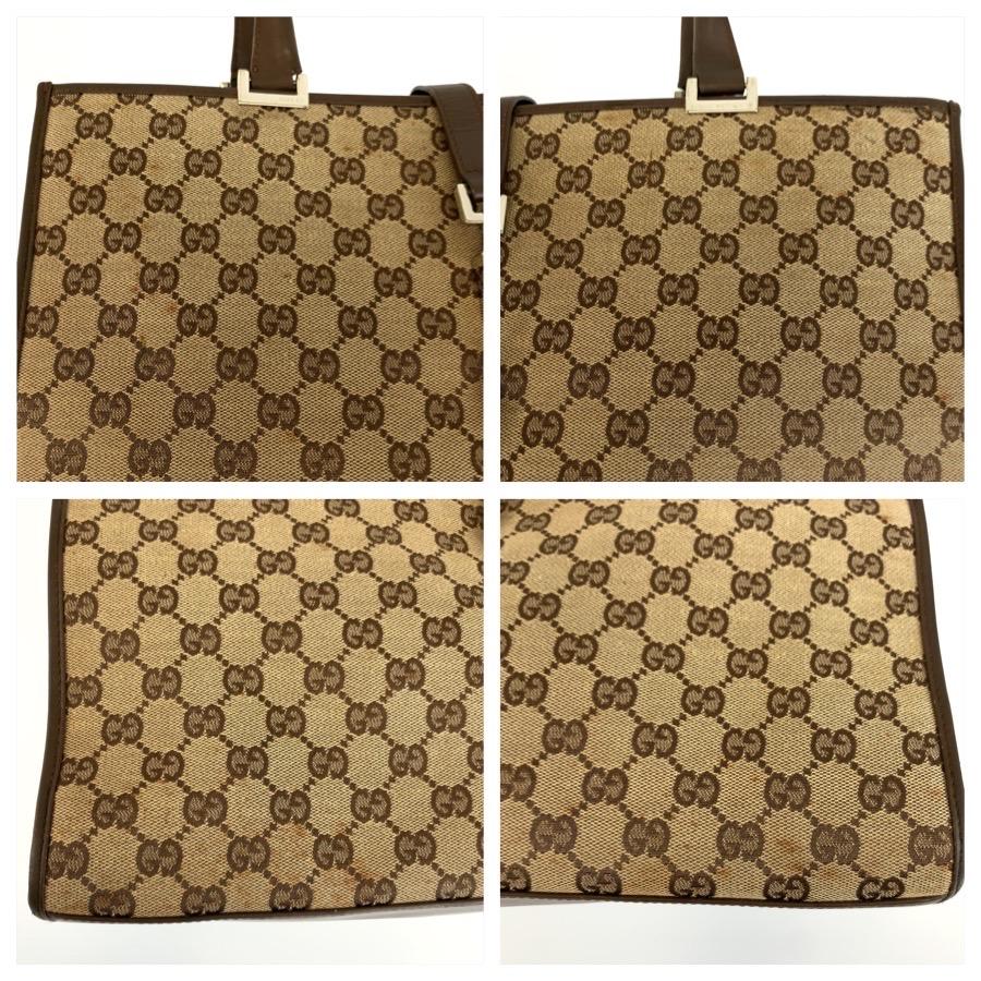 GUCCI グッチ ジャッキー ブラウン ベージュ シルバー金具 GGキャンバス 002 1074 トートバッグ ショルダーバッグ レディース 604223 | GUCCI | 04