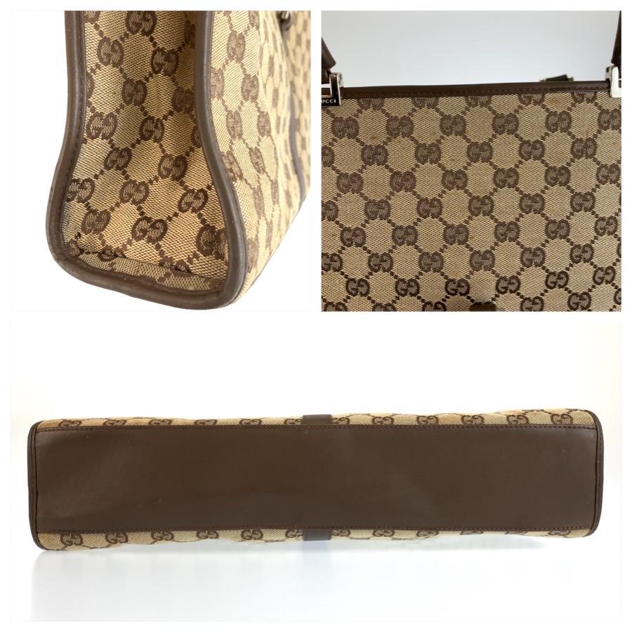GUCCI グッチ ジャッキー ブラウン ベージュ シルバー金具 GGキャンバス 002 1074 トートバッグ ショルダーバッグ レディース 604223 | GUCCI | 06