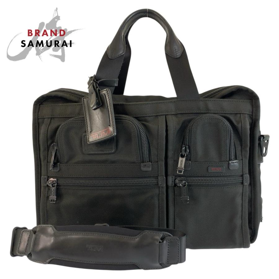 TUMI ブラック ビジネスバッグ　26141HD エクスパンダブル TUMI（トゥミ） 美品 エクスパンダブル ブラック 黒 ナイロン 26141DH