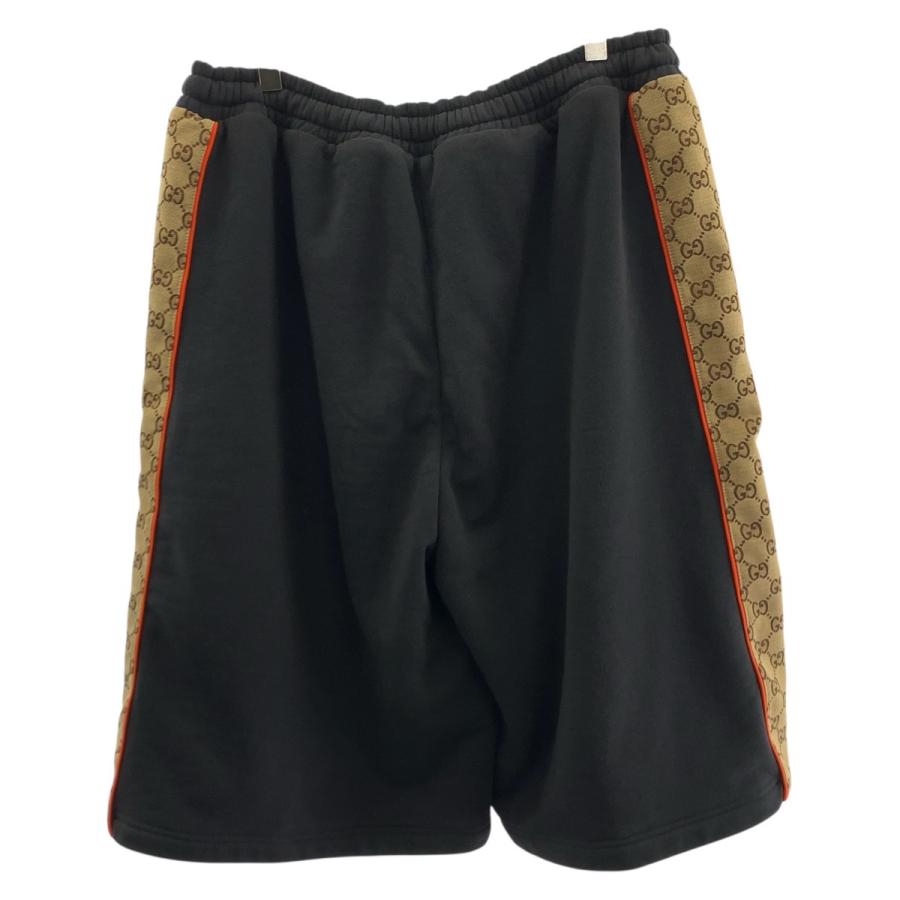 美品 GUCCI グッチ GGインサート サイズL ブラック ダークグレー コットン 770795 ショートパンツ ハーフパンツ メンズ 604369 | GUCCI | 01