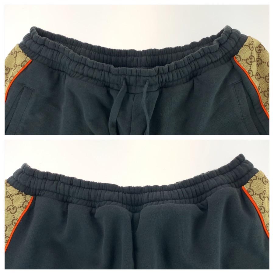美品 GUCCI グッチ GGインサート サイズL ブラック ダークグレー コットン 770795 ショートパンツ ハーフパンツ メンズ 604369 | GUCCI | 02